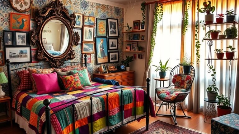 unique eclectic bedroom designs