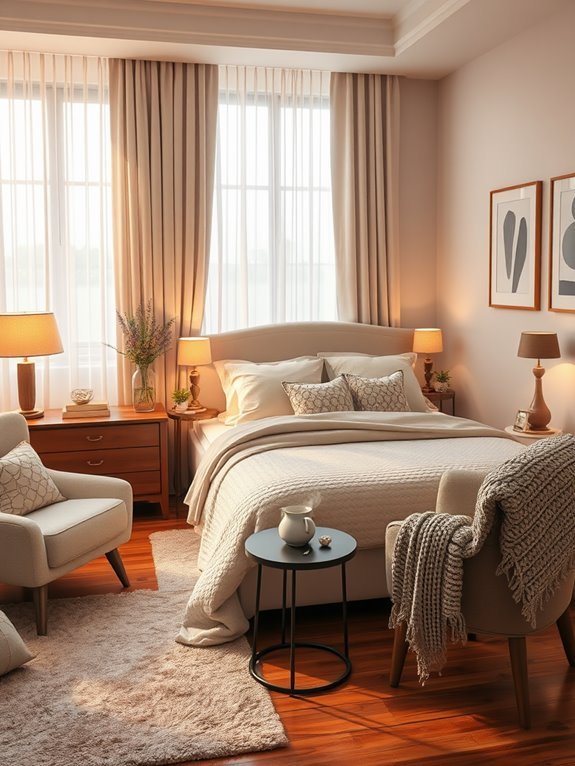 use gentle ambient illumination