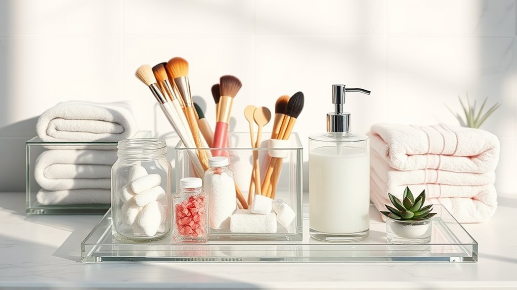 utilize transparent storage solutions