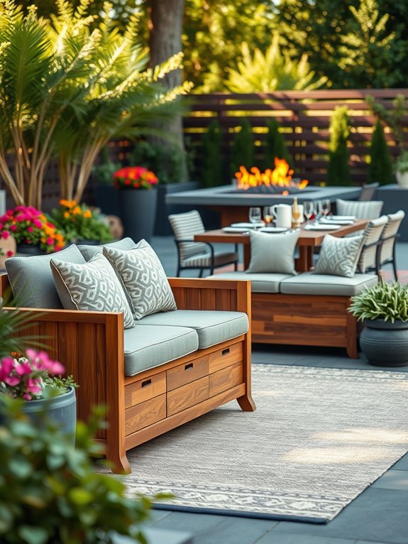 versatile seating and storage