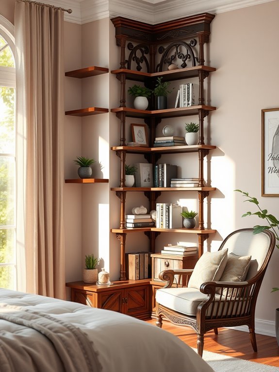 versatile storage for corners