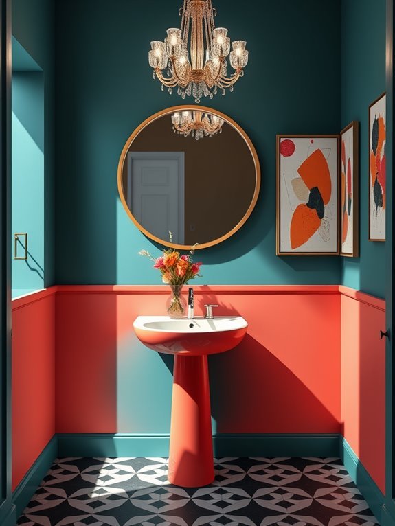 vibrant and eye catching hues