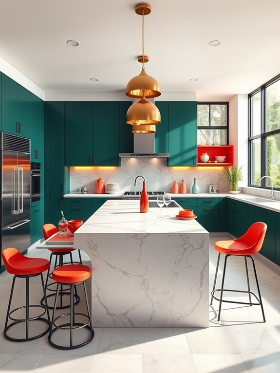 vibrant and striking colors