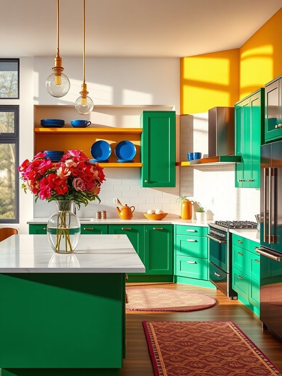 vibrant and striking hues