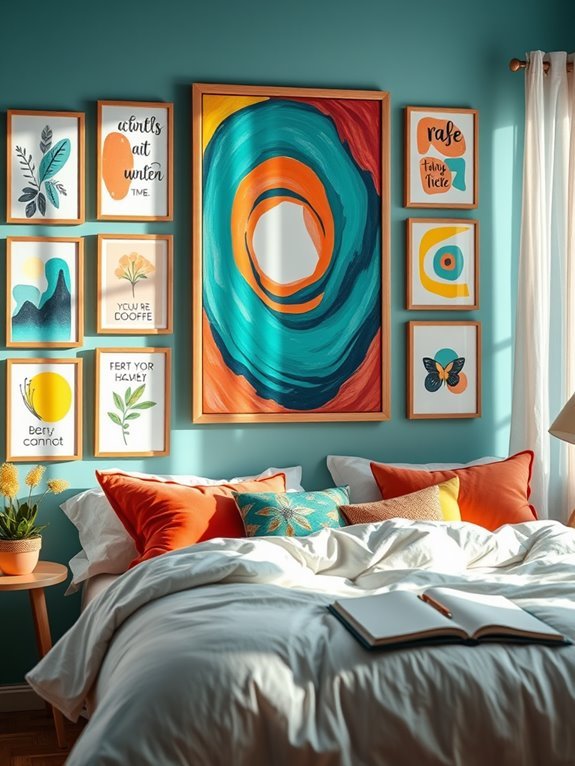 vibrant decorative wall paintings