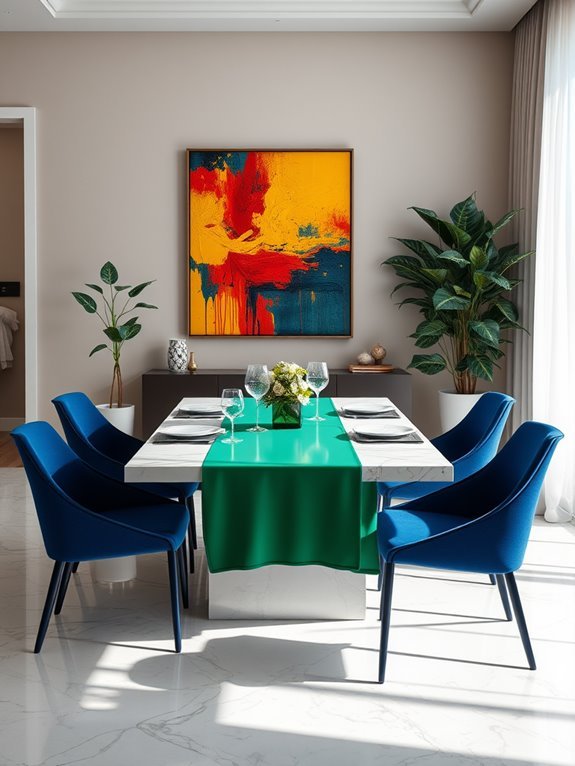 vibrant eye catching color highlights