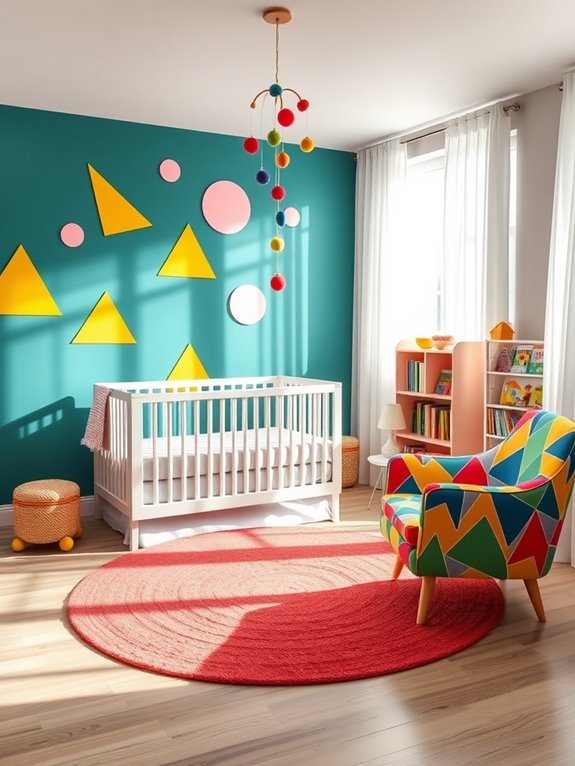 vibrant geometric design elements