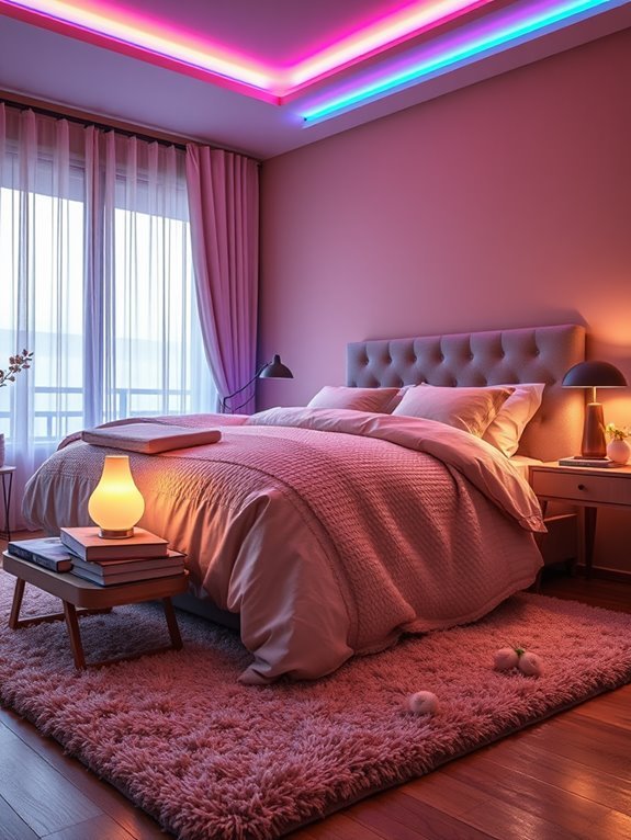 vibrant led lighting accents