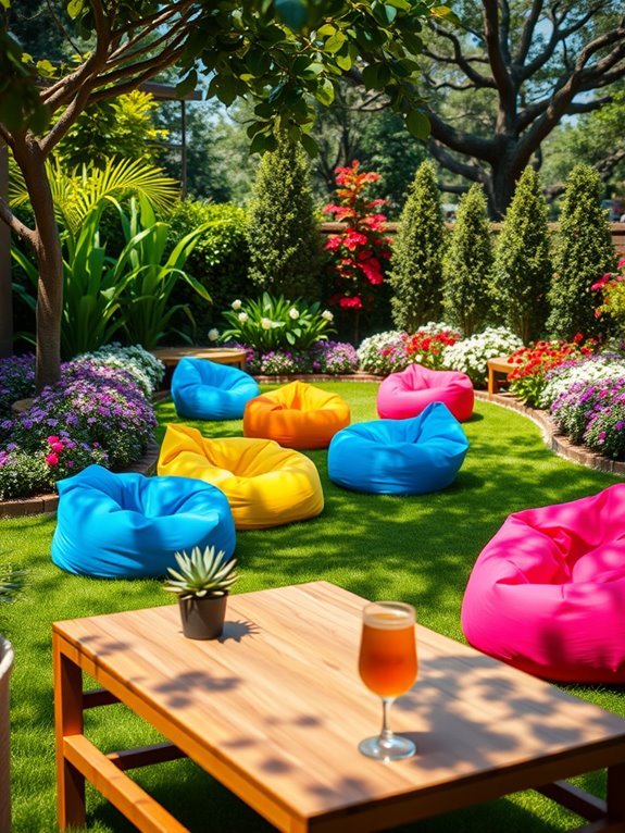 vibrant seating for enjoyment