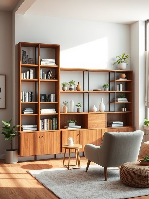 wall mounted bookcase design instructions