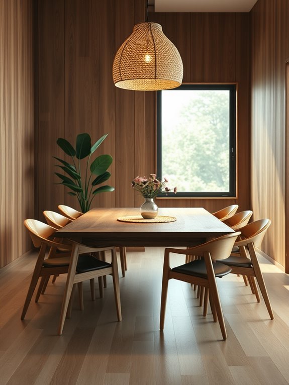 wooden design and materials