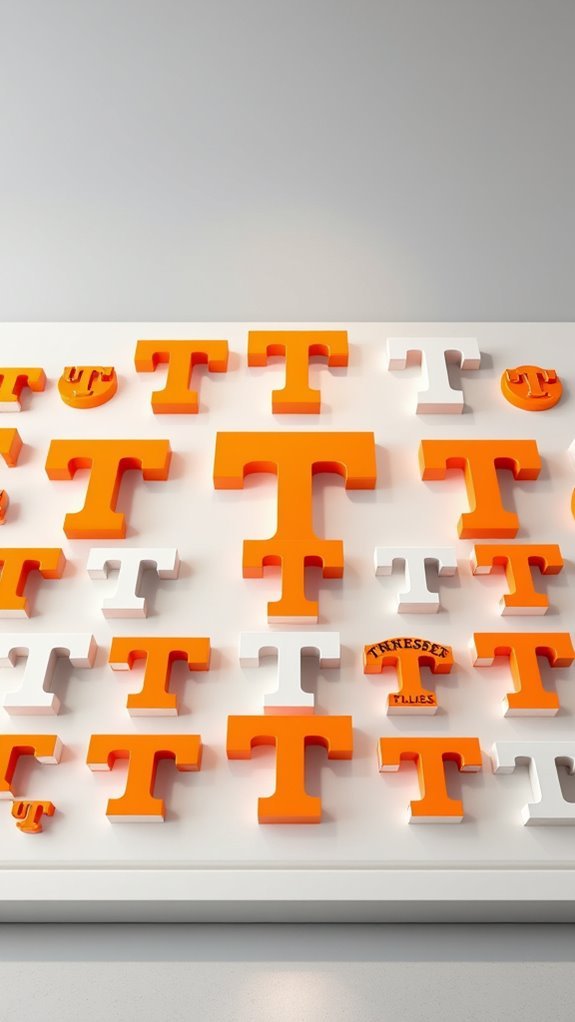 3d printed ut logos display