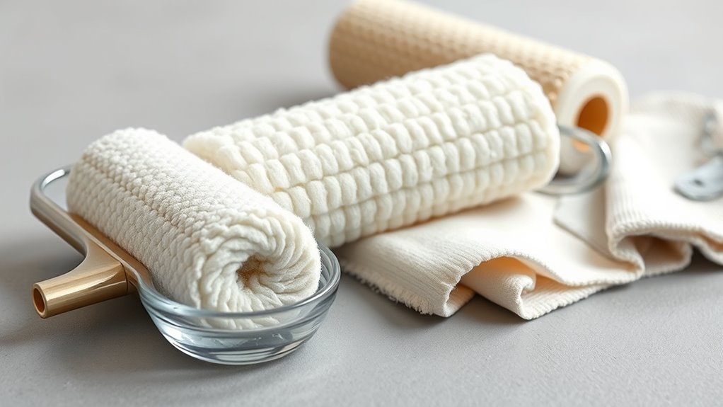 absorbent rollers for slower drying