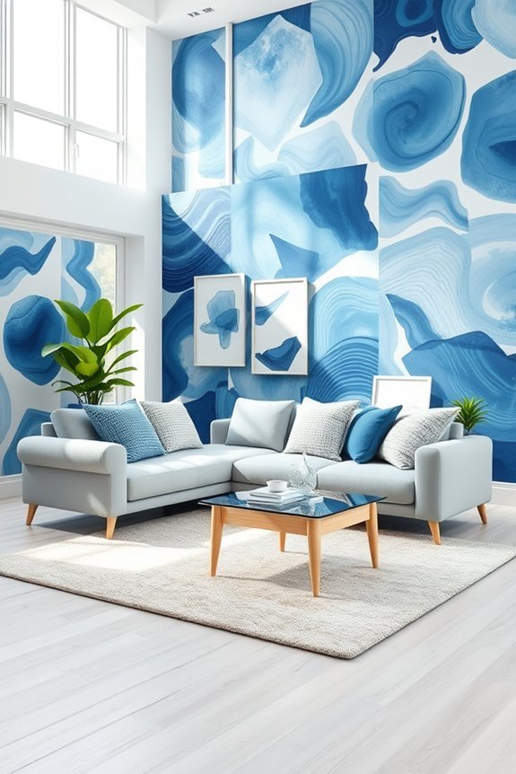 abstract blue wallpaper designs