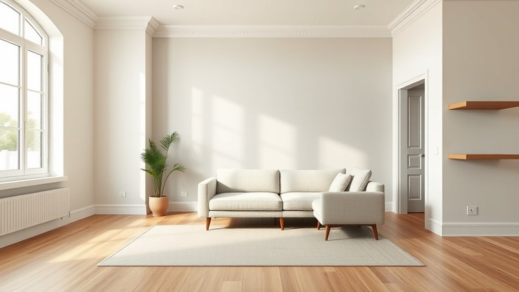 accent walls by room size