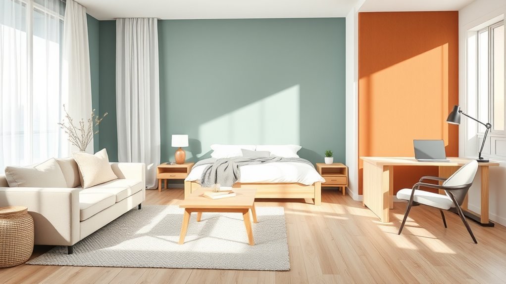 accent walls enhance room ambiance