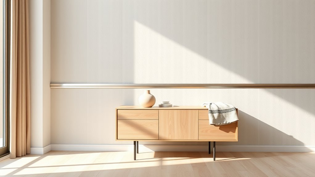 accent walls with metallics