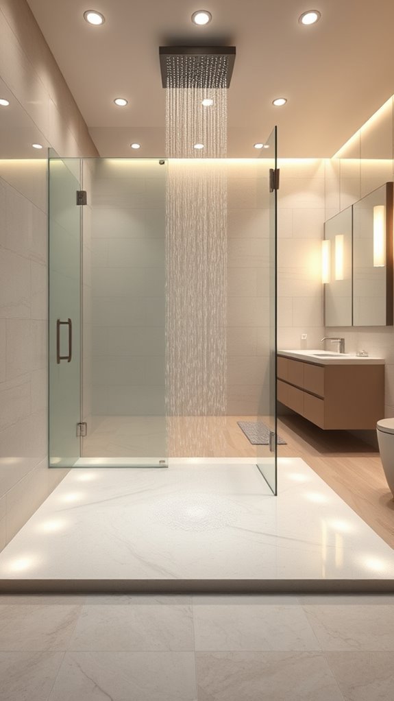 accessible and stylish showers