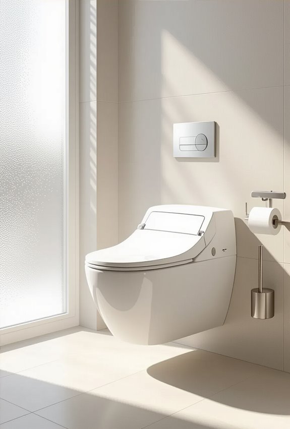 accessible hands free bidet features
