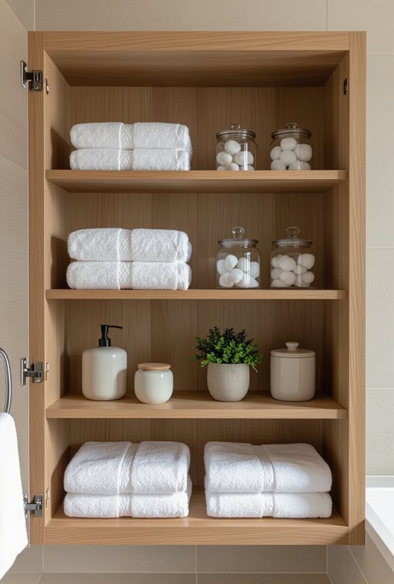 accessible stylish open shelving