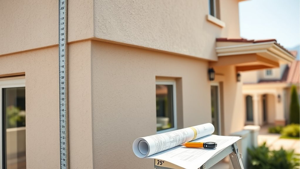 accurate stucco surface measurement