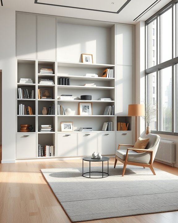 acoustic bookshelves enhance aesthetics