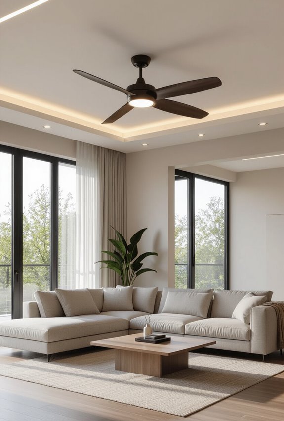 acoustically engineered quiet ceiling fans