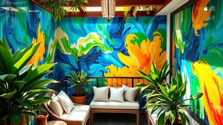 acrylic balcony wall art