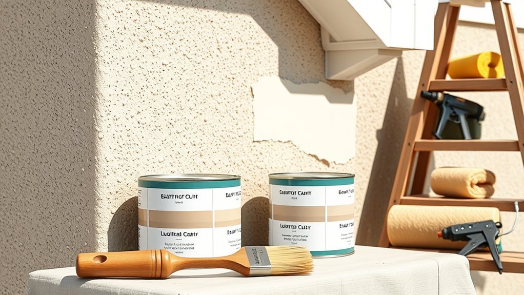 acrylic latex paint recommended