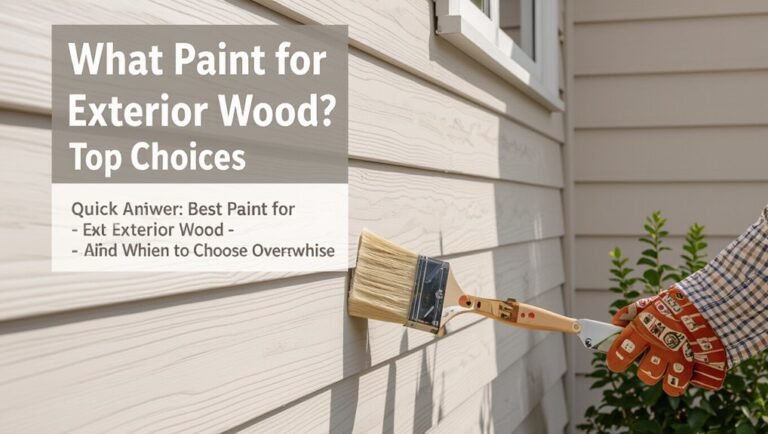acrylic latex paint recommended