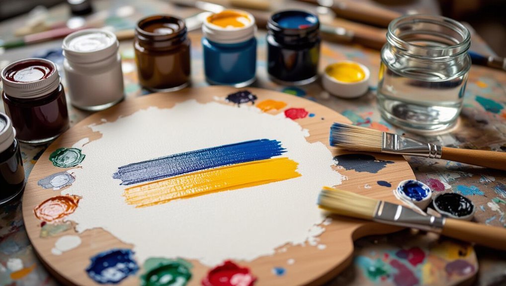 acrylic paint drying times