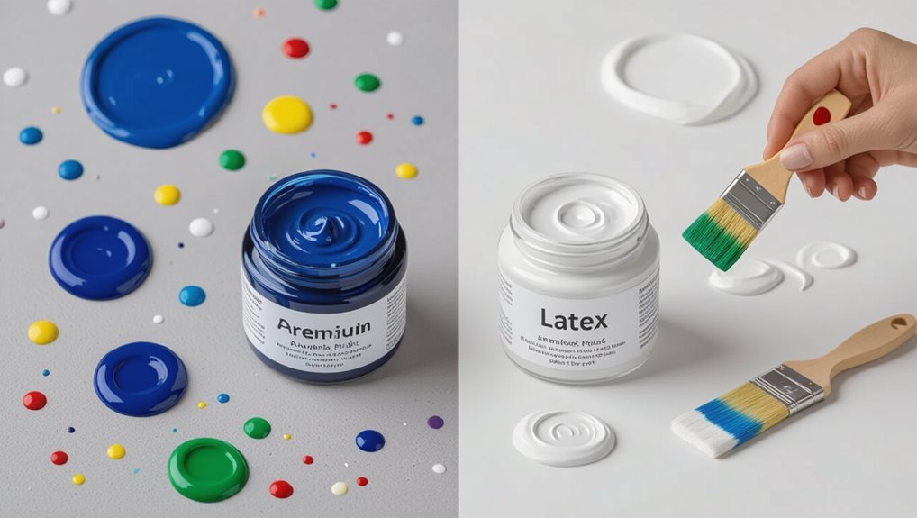 acrylic vs latex differences