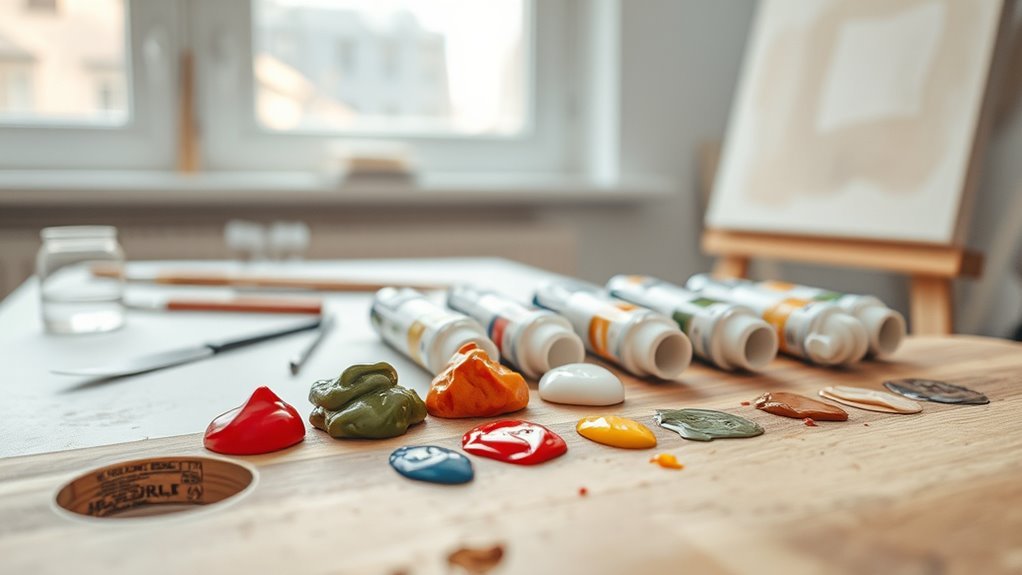 acrylics dry darker often