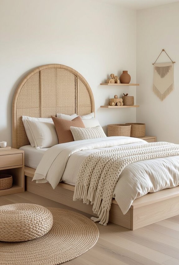 adaptable layered boho kids room