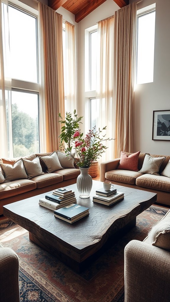 add a big coffee table