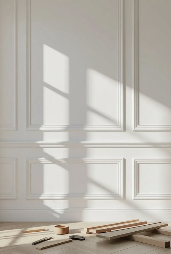 add decorative molding and trim