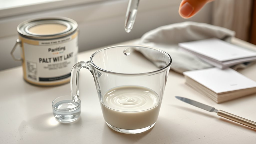 add water in small increments