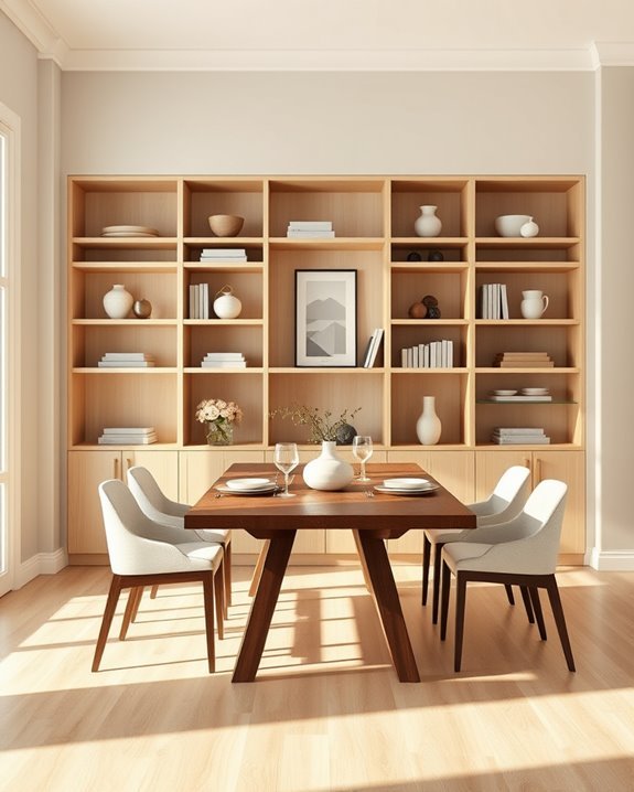 adjustable built in shelving flexibility