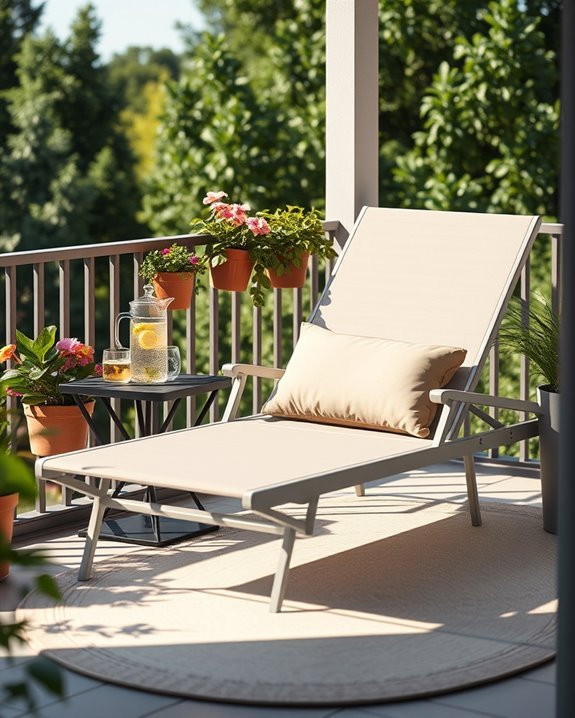 adjustable comfort for lounging