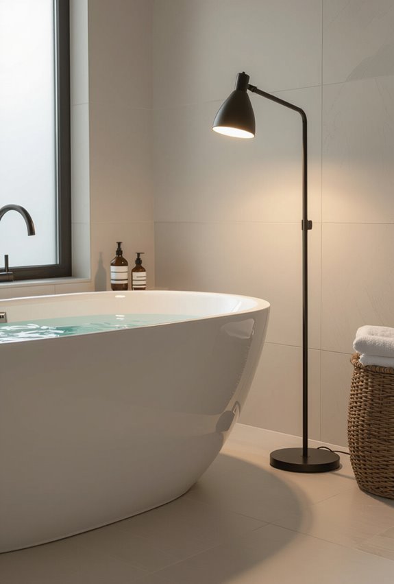 adjustable dimmable bath lighting