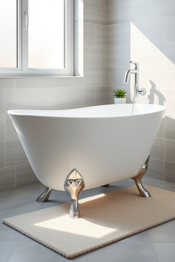 adjustable feet for bathtubs