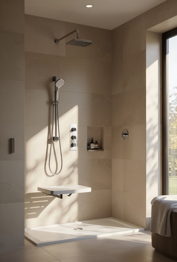 adjustable handheld shower wand