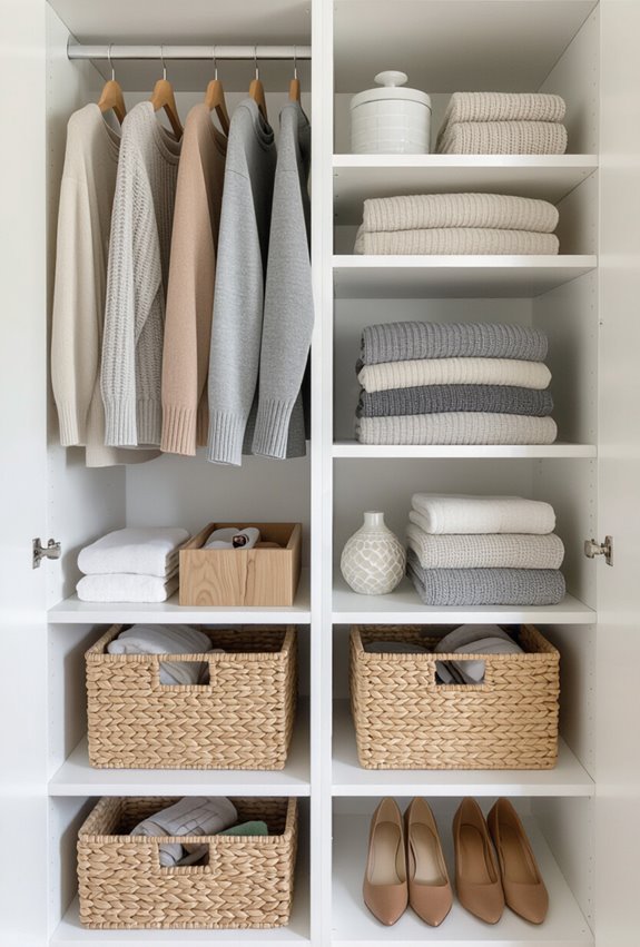 adjustable labeled shelf dividers