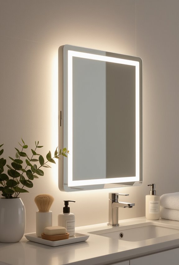 adjustable led vanity mirrors