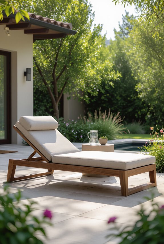 adjustable loungers with headrests