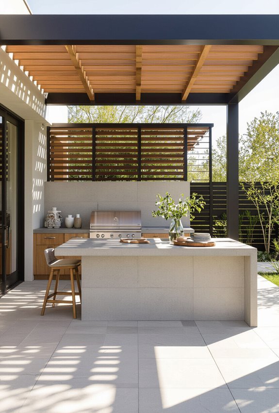 adjustable louvered pergola control