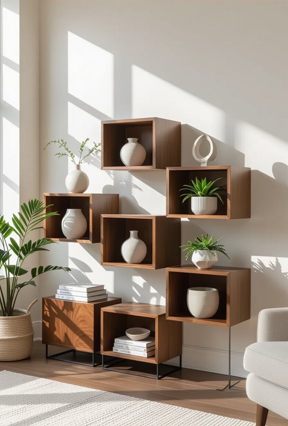 adjustable modular shelving system