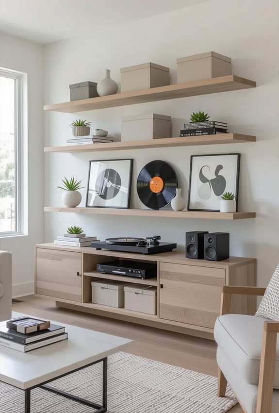 adjustable multi tiered media organization