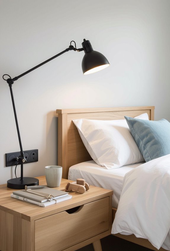 adjustable portable clip on lamps