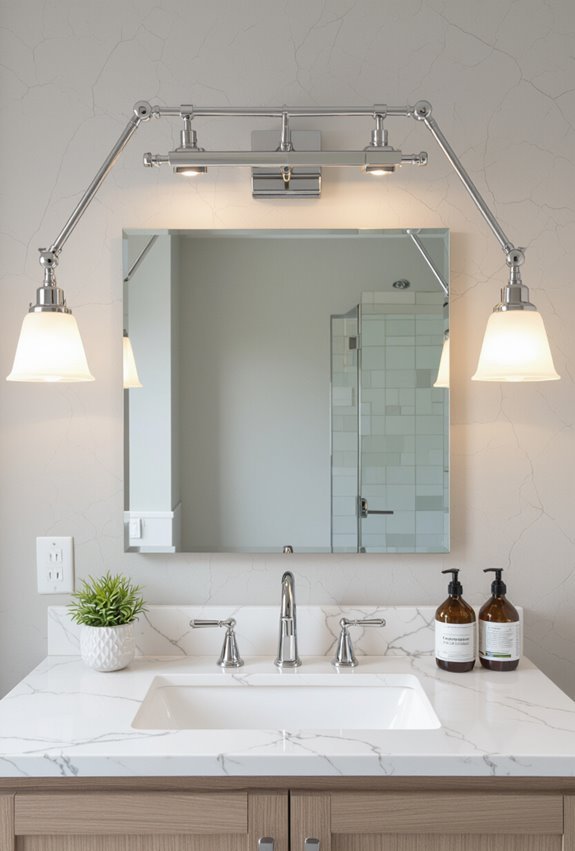 adjustable swing arm sconces